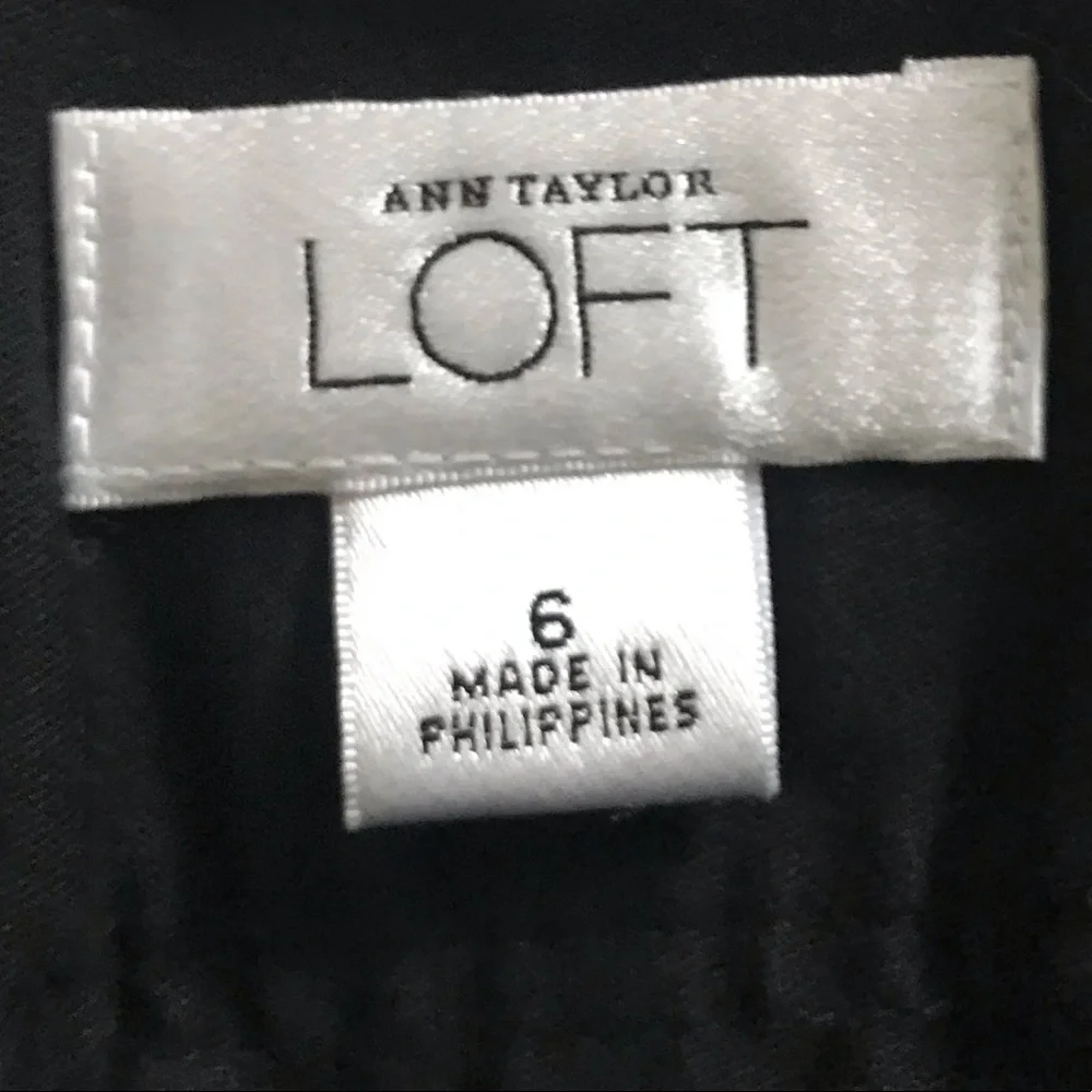 Ann Taylor Loft Black Skirt